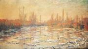 Claude Monet Ice Thawing on the Seine USA oil painting artist